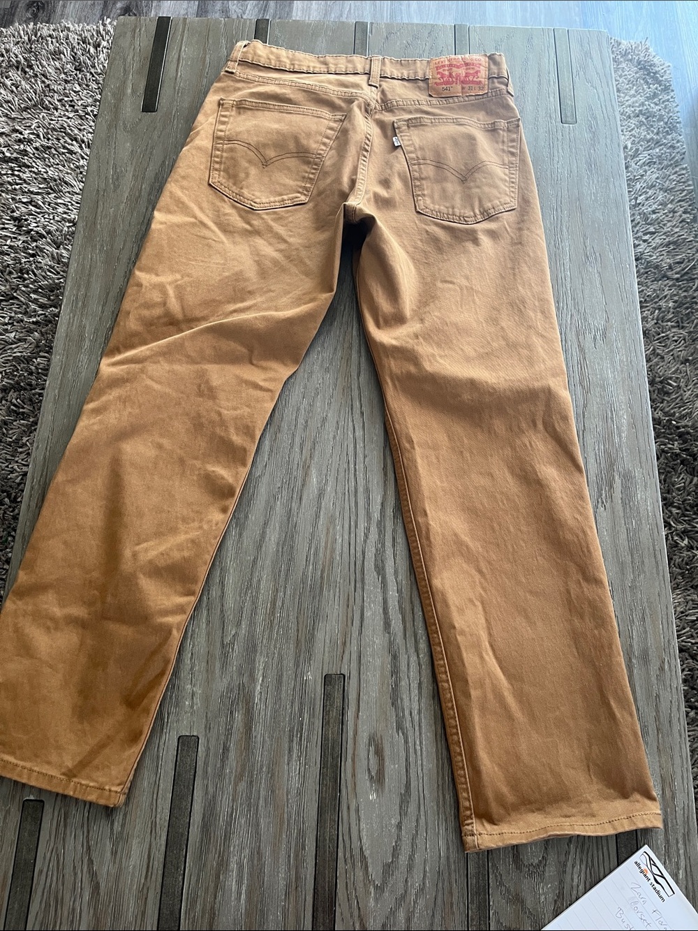 Levi's Camel Brown Straight Leg Chino Pants
